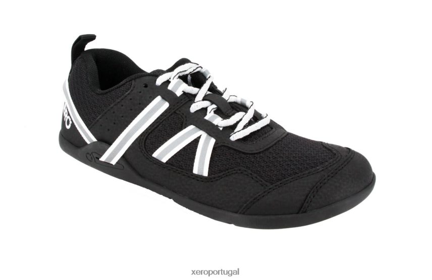 Preto branco Xero Shoes tênis de corrida e fitness prio - infantil Z684JJ284