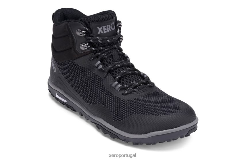 preto Xero Shoes scrambler mid - bota de caminhada ultraleve com sola Michelin Fiberlite Z684JJ96