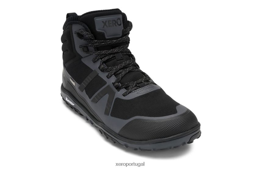 preto / asfalto Xero Shoes scrambler mid ii wp - bota de caminhada ultraleve e impermeável Z684JJ92