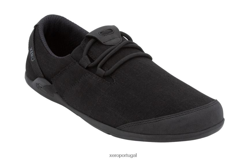 preto (cânhamo amigo da chuva) Xero Shoes hana - conforto casual em lona - homens Z684JJ232