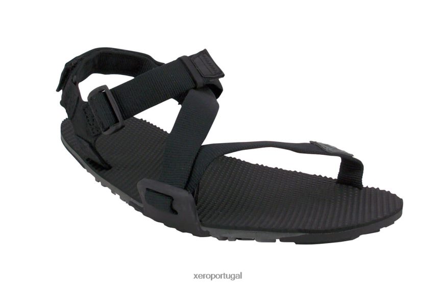 carvão preto / preto Xero Shoes sandália esportiva trail naboso - masculina Z684JJ89
