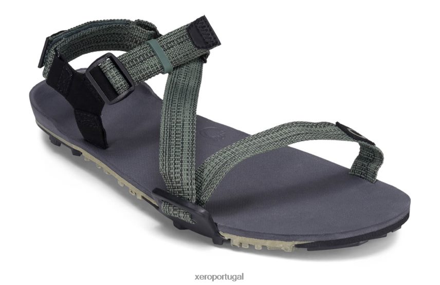 vetiver verde Xero Shoes z-trail ev - sandália para caminhada, corrida e recuperação em trilha Z684JJ83