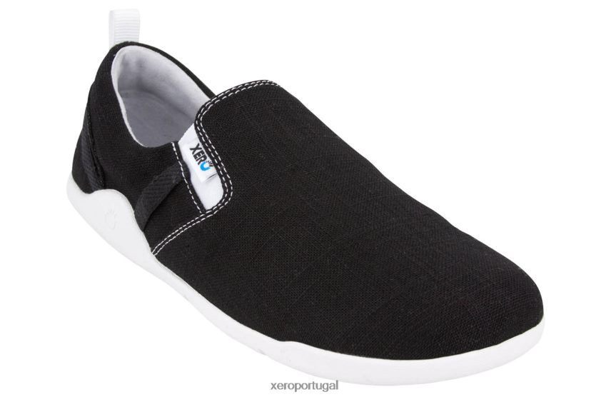 preto Xero Shoes aptos - o slip-on casual de lona de cânhamo - masculino Z684JJ61