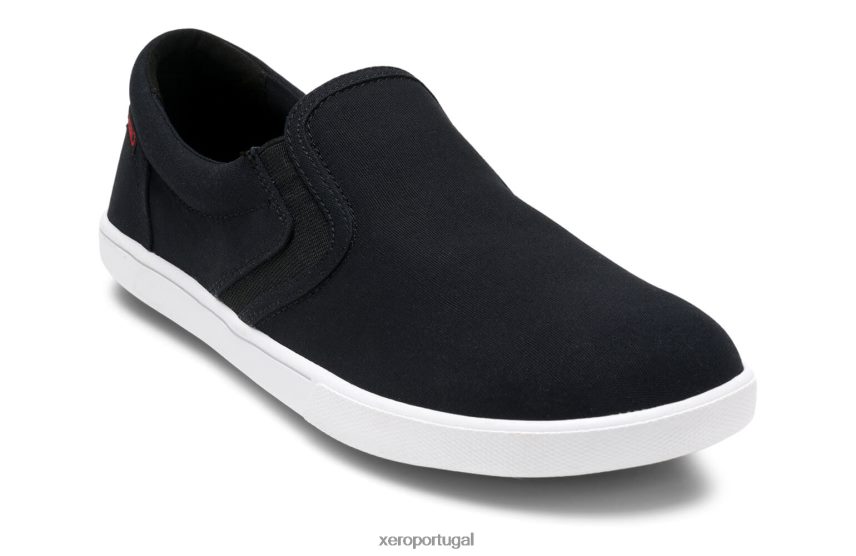preto Xero Shoes dillon canvas slip-on – tênis icônico e discreto Z684JJ2