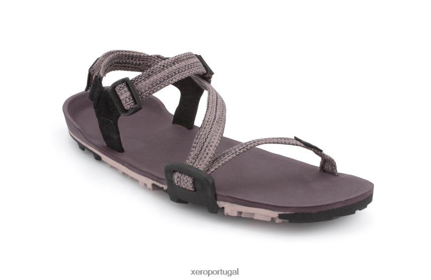 Rosa empoeirada Xero Shoes z-trail ev - sandália para caminhada, corrida e recuperação em trilha Z684JJ185