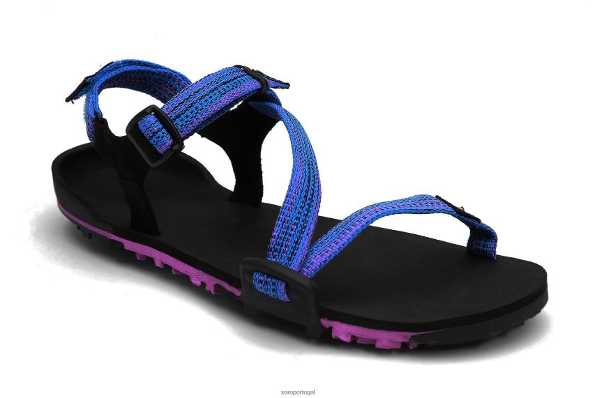 azul claro Xero Shoes z-trail ev - sandália para caminhada, corrida e recuperação em trilha Z684JJ183