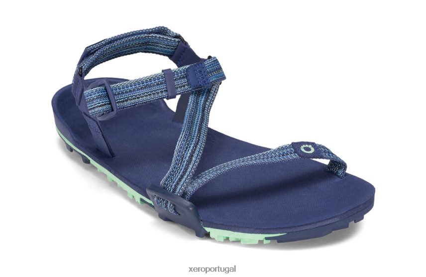 azul índigo Xero Shoes z-trail ev - sandália para caminhada, corrida e recuperação em trilha Z684JJ182