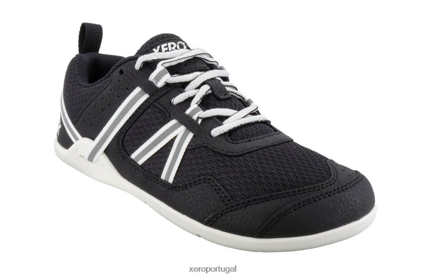 Preto branco Xero Shoes tênis de corrida e fitness prio - feminino Z684JJ264