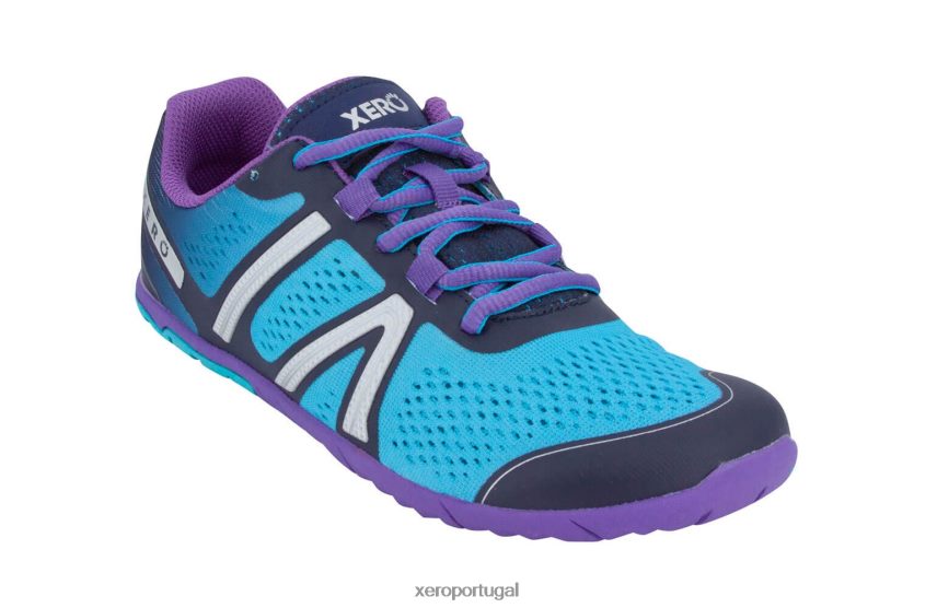 atol azul Xero Shoes hfs - tênis leve para corrida de estrada - feminino Z684JJ173
