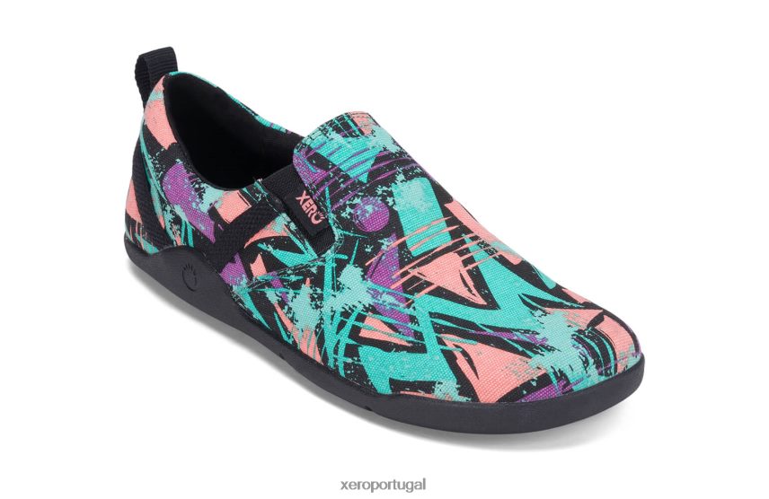 espectro verde Xero Shoes aptos - o slip-on casual de lona de cânhamo - feminino Z684JJ161