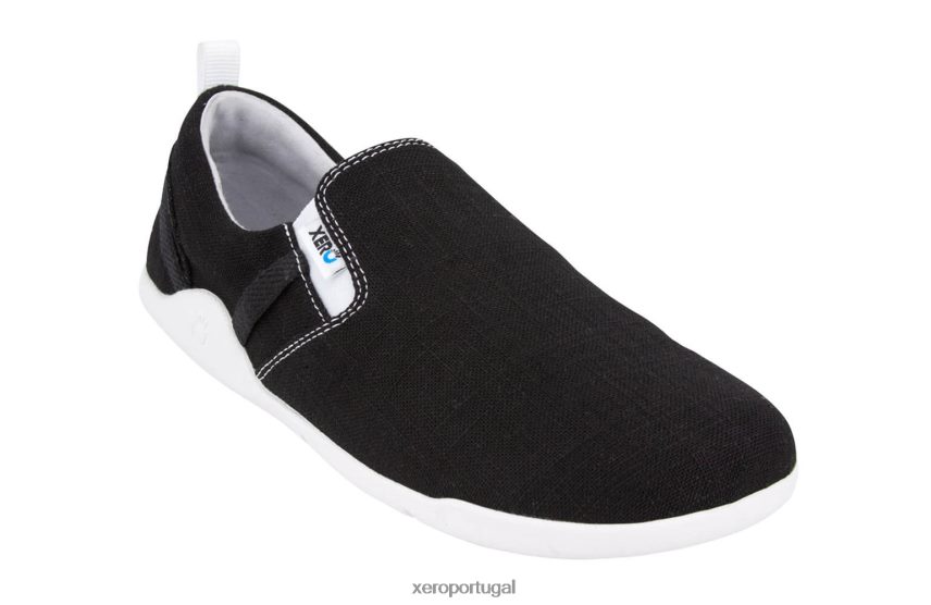 preto Xero Shoes aptos - o slip-on casual de lona de cânhamo - feminino Z684JJ162
